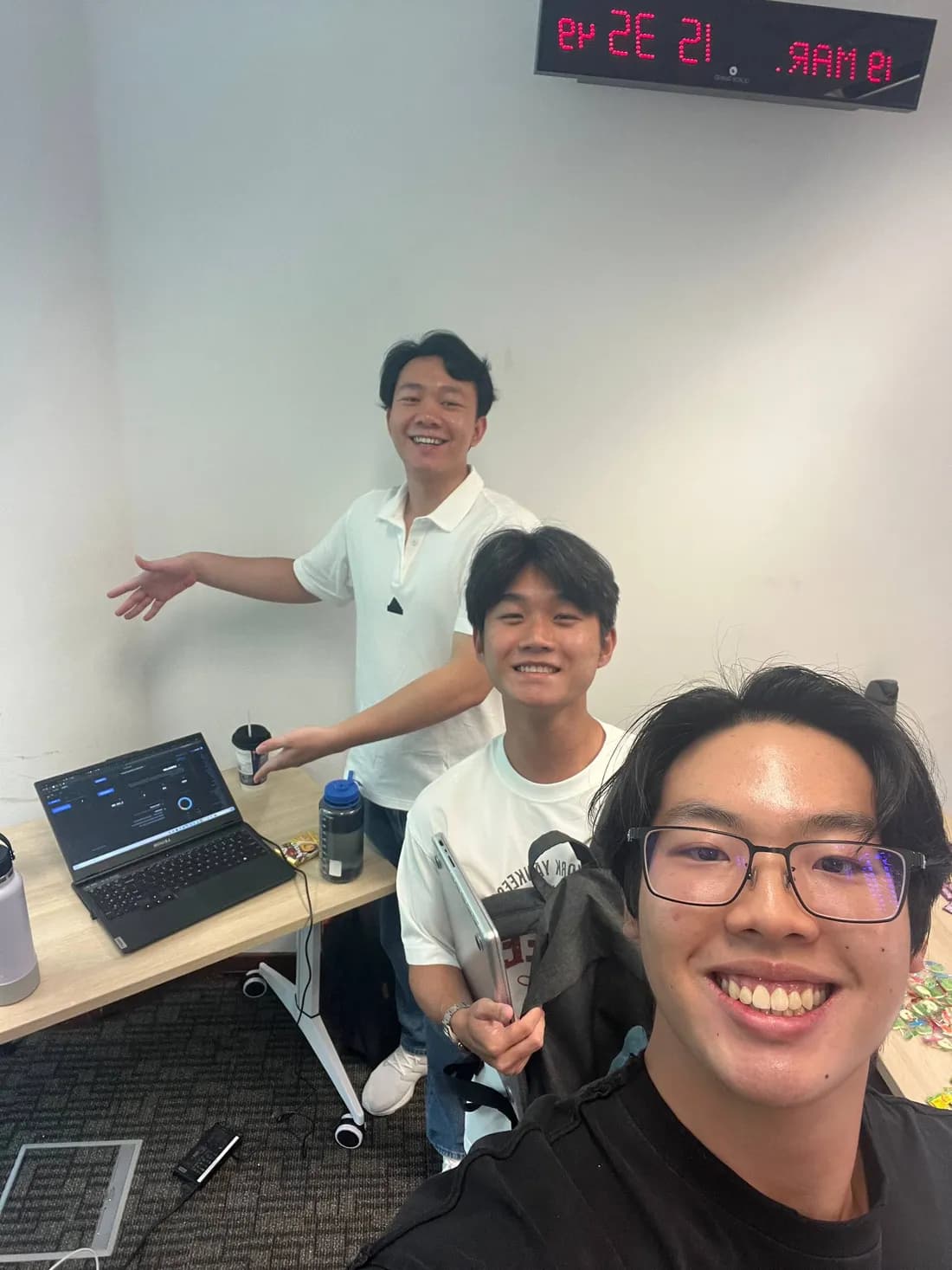 The cohort together on demo day