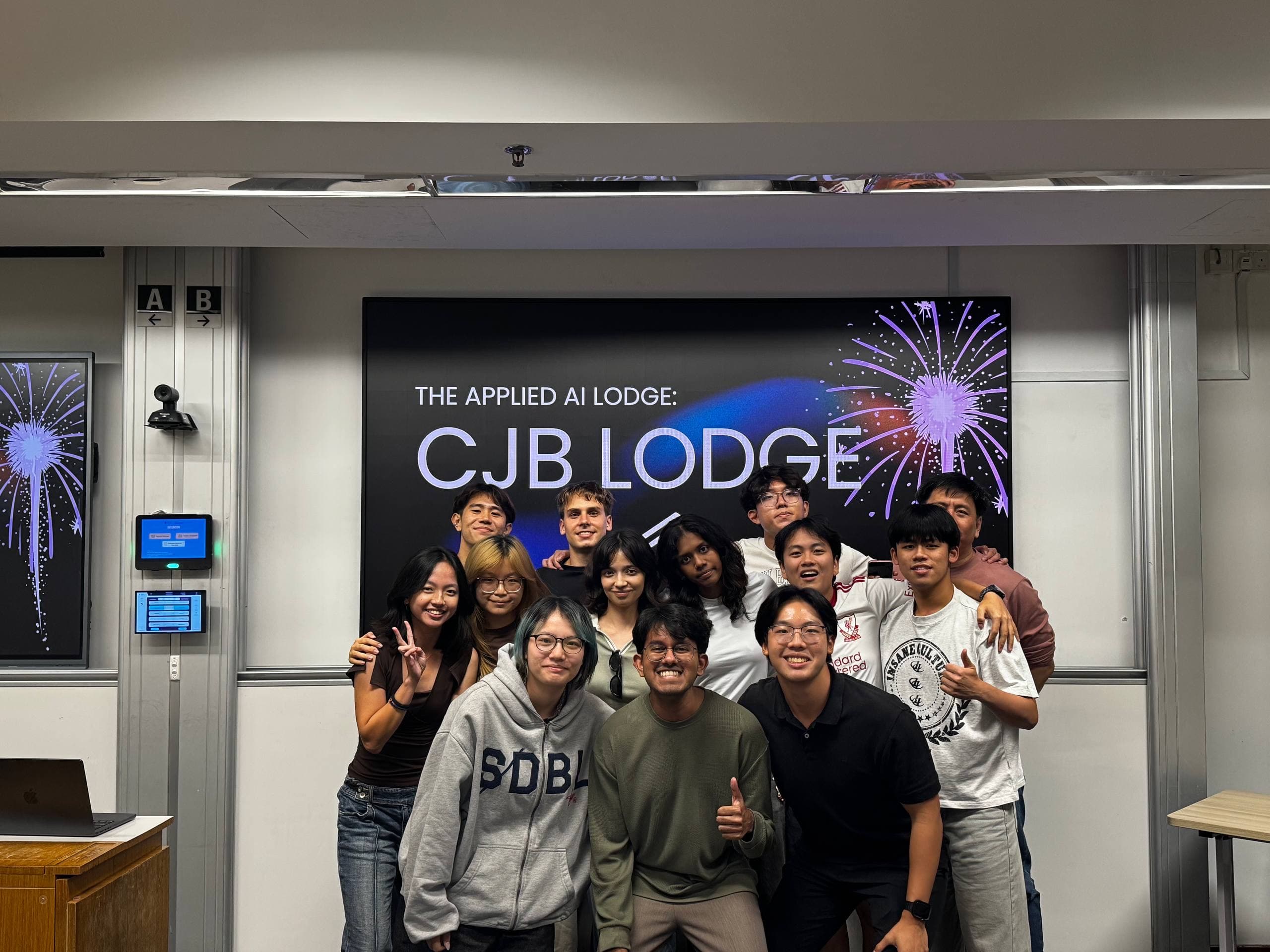 The CJB lodge together